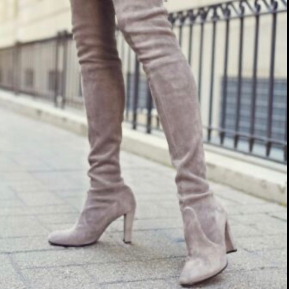 New Stuart weitzman highland topo suede